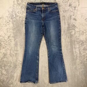 Lucky Brand Ava Flare Jeans Women's Size 10/30 Blue Medium Wash Stretch Denim